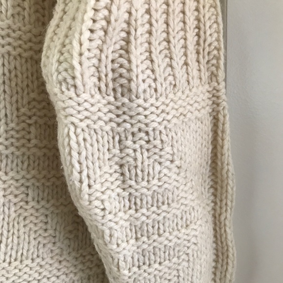 Jersild Ivory Wool Blend Turtleneck Sweater - Picture 7 of 9